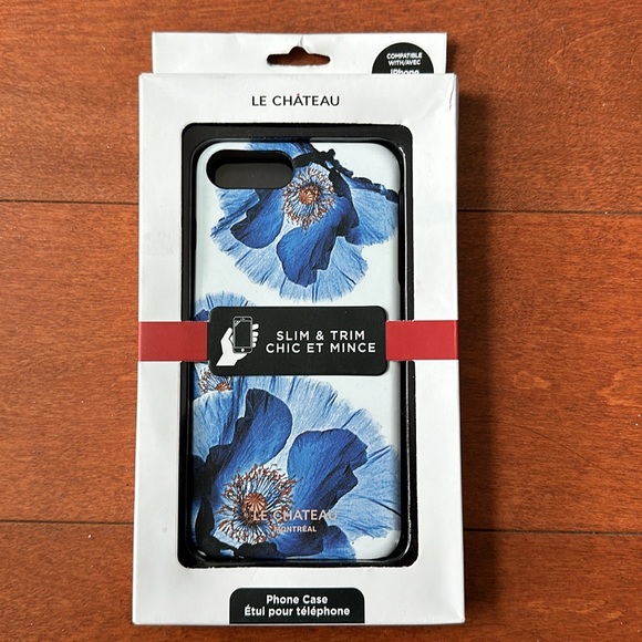 3 for $30 💖 iPhone 6 Plus Blue Floral Phonecase - Picture 7 of 7